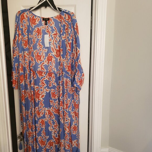 Jessica Simpson Laila Kimono - open front, and elbow kimono sleeves - Picture 4 of 4